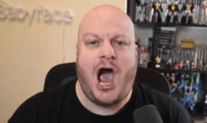 This is the Avatar Image for the HeelsVsBabyFace (Pronoun Rant Guy) AI Voice and Text to Speech Generator